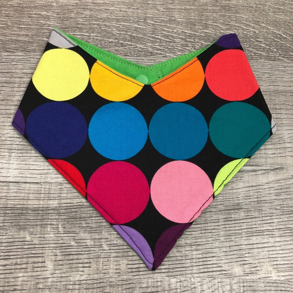 Polka Dot Bib Hankie for Babies or Dogs